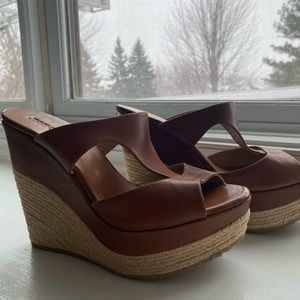 Jimmy Choo Brown Wedges